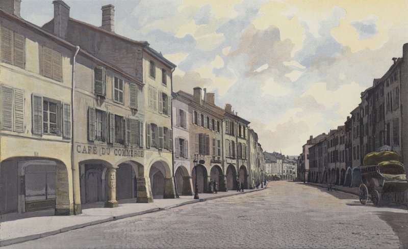 Remiremont, La Grande Rue by French Photographer