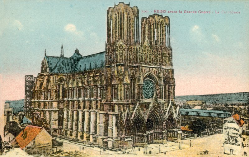 Reims, Katedral, 1. Dünya Savaşı