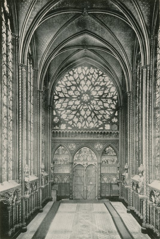 Rosette de la Sainte-Chapelle, Aziz Şapeli