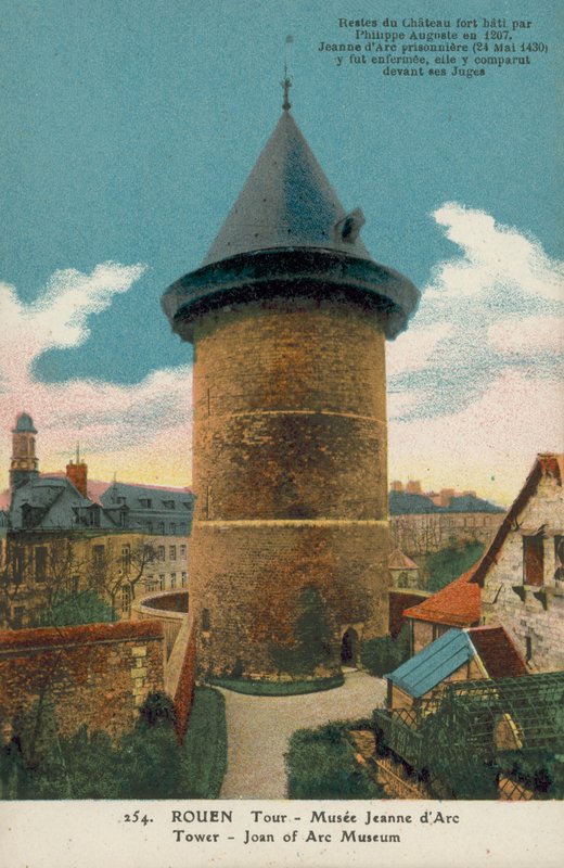 Rouen: Kule, Joan of Arc Müzesi (renkli fotoğraf) by French Photographer