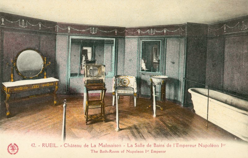 Rueil, Chateau De La Malmaison, Napolyon I Banyosu by French Photographer