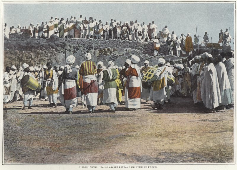 Paskalya sırasında kutsal kutlamalar by French Photographer