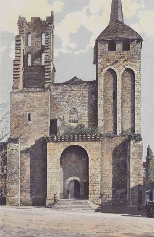Saint-Avit-Senieur, Kilise, Cephe O by French Photographer