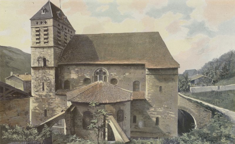 Saint-Chef, Kilise, apsis tarafı by French Photographer