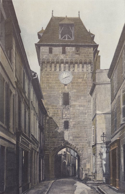 Saint-Jean-Dangely, Porte de lHorloge by French Photographer