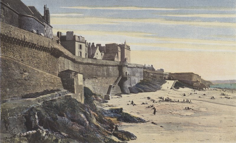 Saint-Malo, Surlar, batı kısmı (13. yüzyıl) by French Photographer