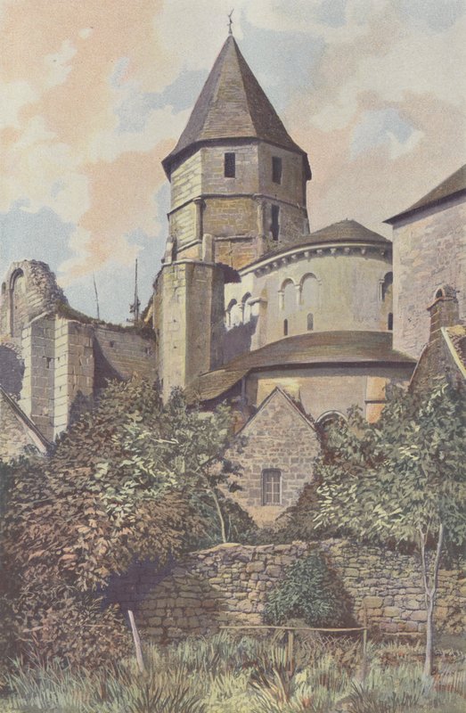 Saint-Robert, Kilise, Ensemble NE by French Photographer