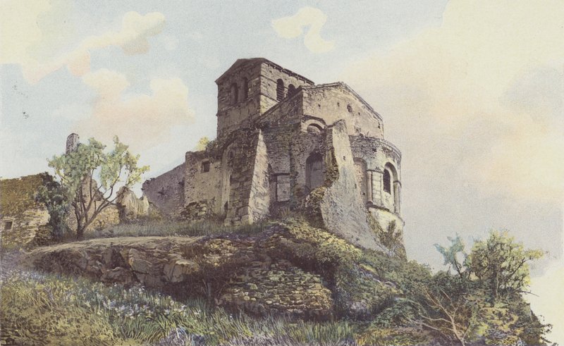 Saint-Romain-le-Puy, Kilise by French Photographer