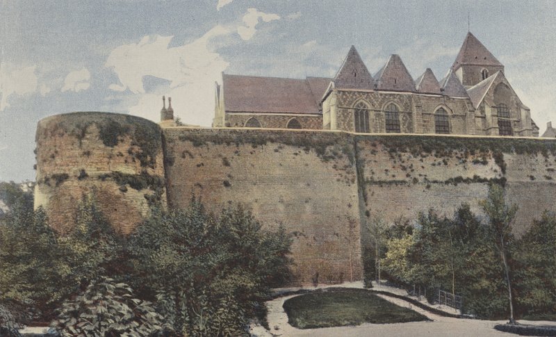 Saint-Valery-sur-Somme, Kilise ve eski surlar by French Photographer