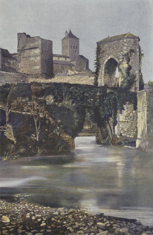 Sauveterre, Eski Köprü Verdi dOloron by French Photographer
