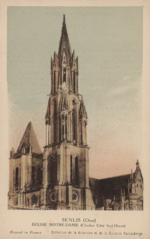 Senlis, Notre Dame Kilisesi by French Photographer