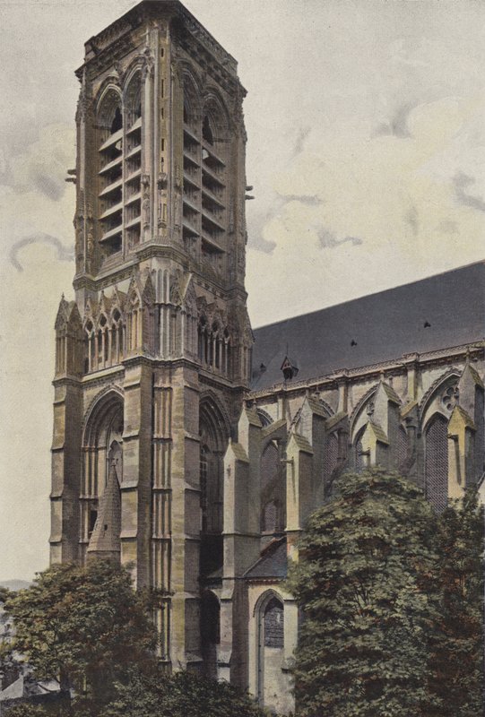 Soissons, Katedral (çan kulesi S O) by French Photographer