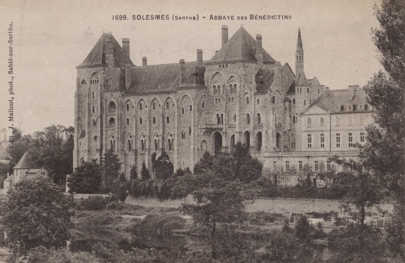 Solesmes, Sarte, Abbaye Des Benedictins by French Photographer