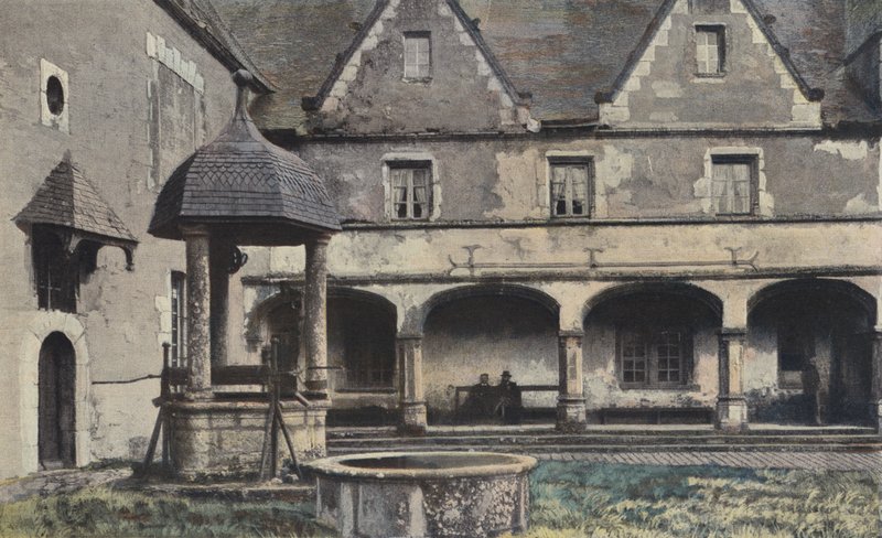 Talcy, Kuyu ve kapalı galeri by French Photographer
