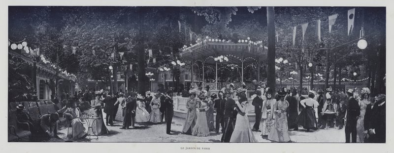 Paris Bahçesi (s/b fotoğraf) by French Photographer
