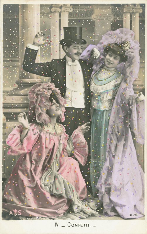 Maskeli Balo (renkli fotoğraf) by French Photographer