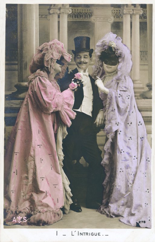 Maskeli Balo (renkli fotoğraf) by French Photographer