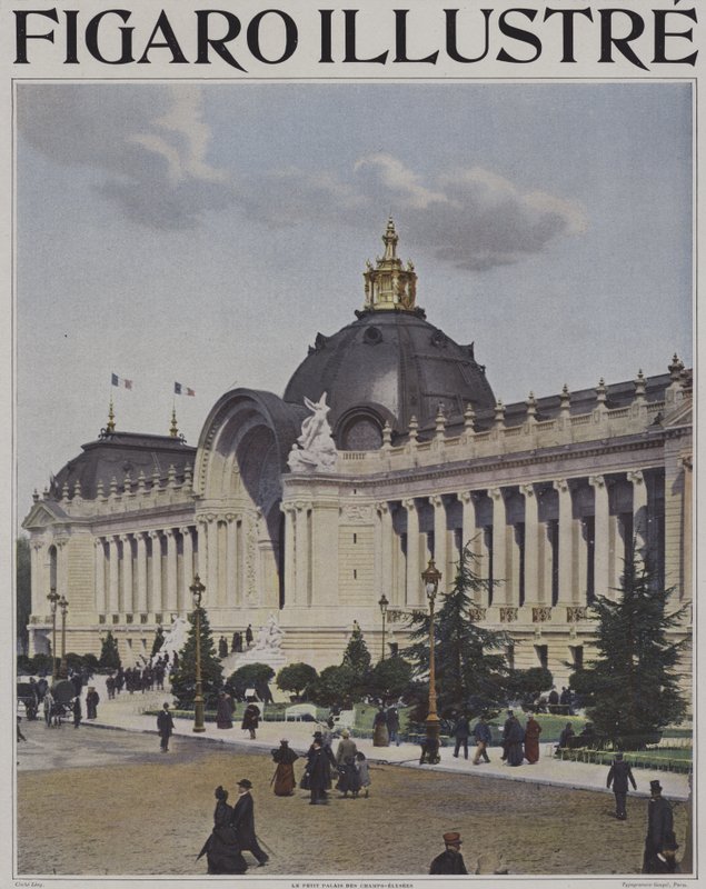 Petit Palais, Champs-Elysees, Evrensel Sergi 1900, Paris (renkli fotoğraf) by French Photographer