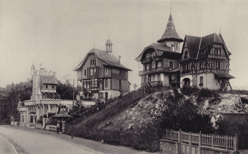 Village Suisse ve rue Saint-Jean, Le Touquet, 1893