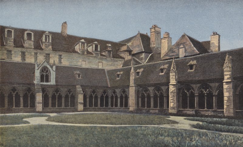 Treguier, Cloitre, İç görünüm by French Photographer