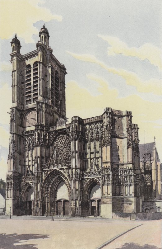 Troyes, Katedral, Cephe O by French Photographer
