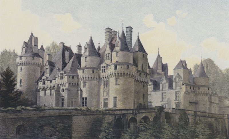 Usse, Chateau, Ensemble N E by French Photographer