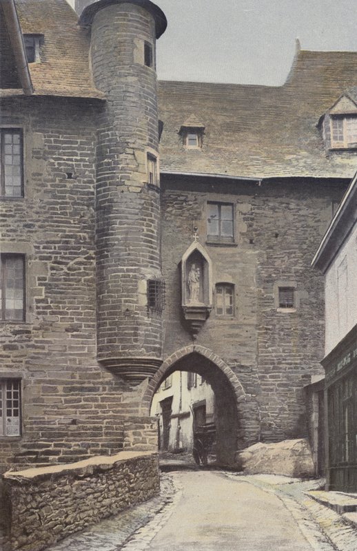 Uzerche, Eski Şehir Kapısı, Cote de lentree by French Photographer
