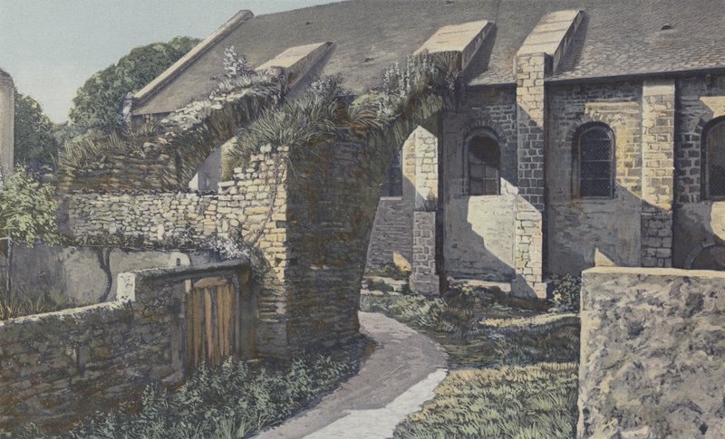 Varen, Kilise, Büyük payandalar, S boyutu by French Photographer