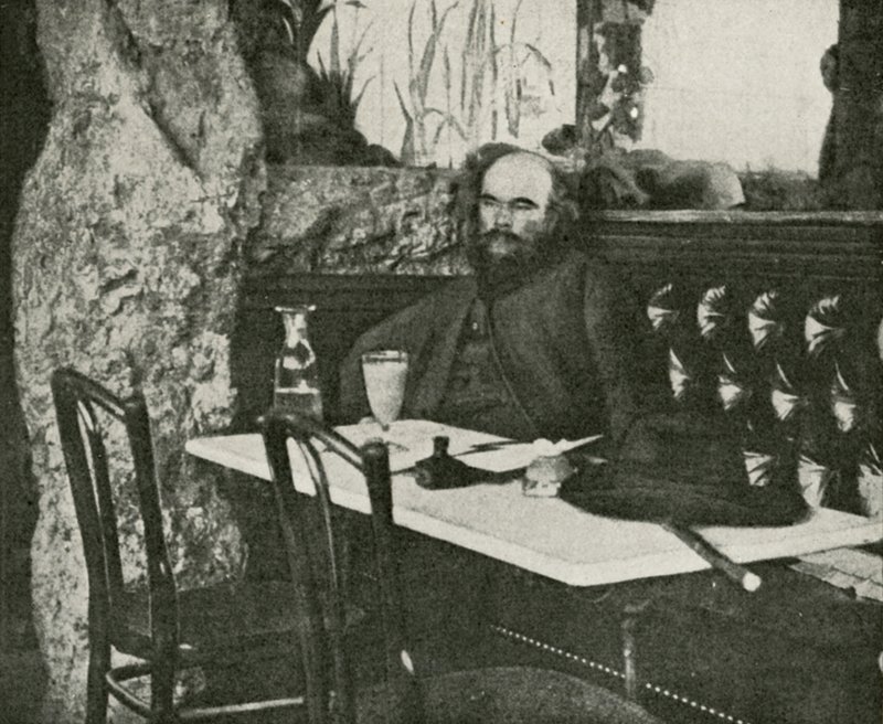 Verlaine, absinthe şairi (s/b fotoğraf) by French Photographer