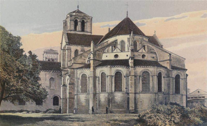 Vezelay, Eglise de la Madeleine, Apsis, boyut S E by French Photographer