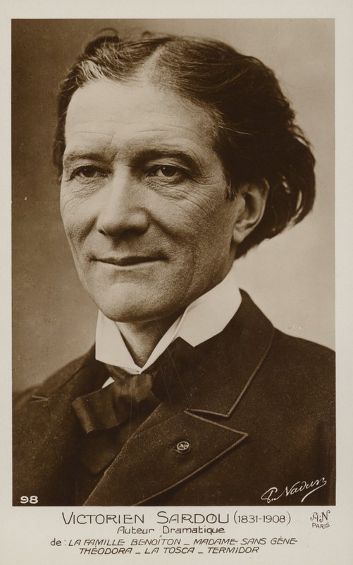 Victorien Sardou (1831-1908), Fransız oyun yazarı by French Photographer