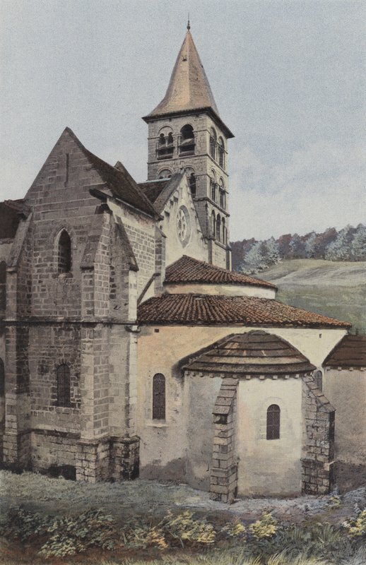 Vignory, Kilise, Apsis ve S transeptli by French Photographer