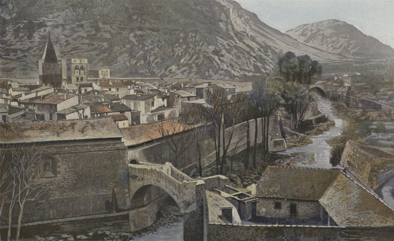 Villefranche-de-Conflent, Genel görünüm by French Photographer