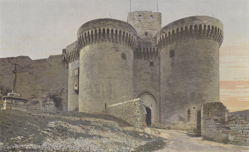 Villeneuve-les-Avignon, Şato (Saint-Andre Kalesi), Genel Bakış by French Photographer