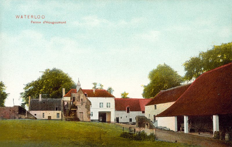 Waterloo, Ferme DHougoumont by French Photographer