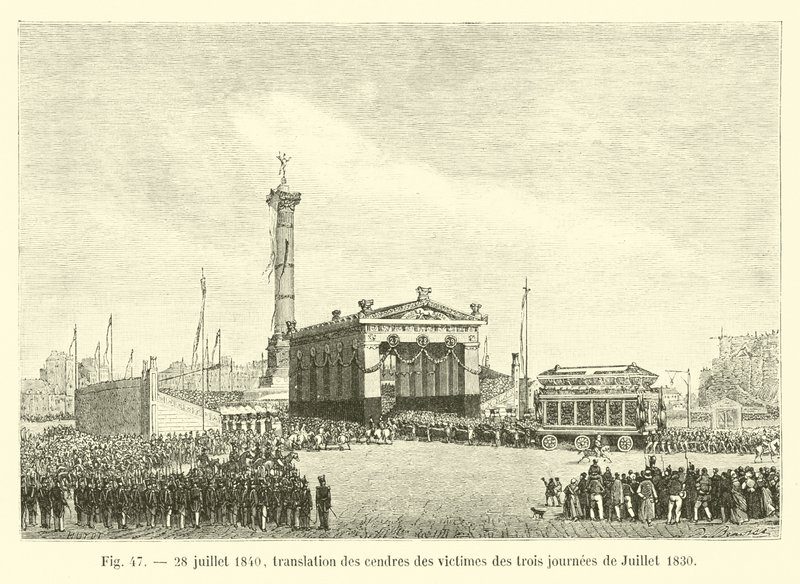28 Temmuz 1840, Temmuz 1830