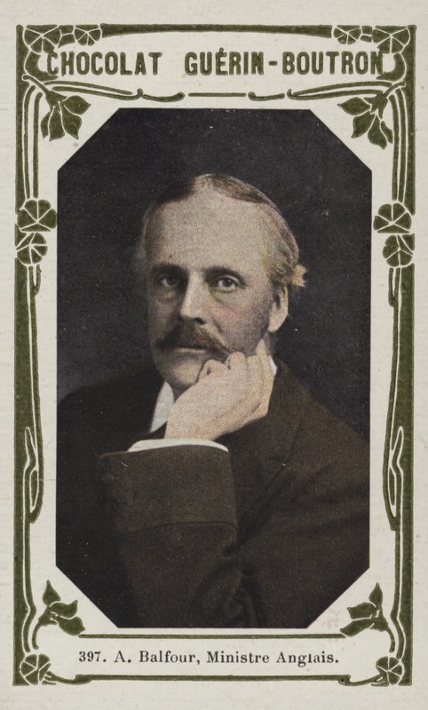 Bir Balfour, İngiltere Bakanı (renkli fotoğraf) by French School