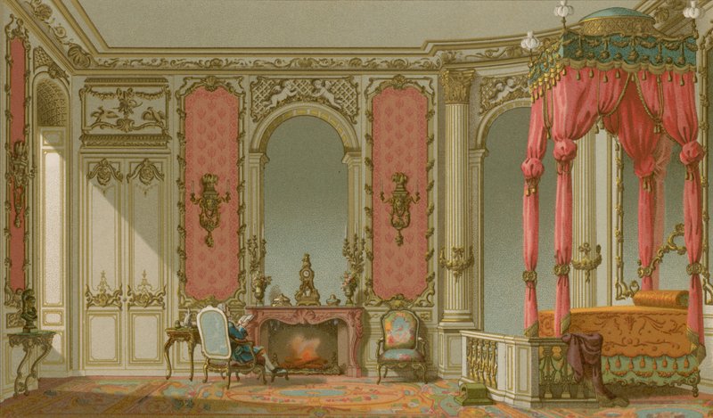 Bir yatakodası by French School