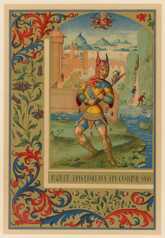 15. Yüzyılın Bir Mahkeme-Aptal, by French School