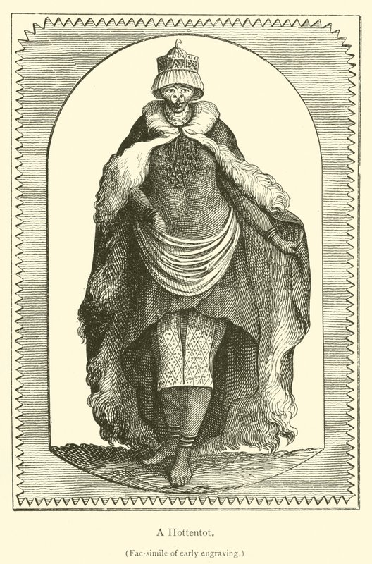 Bir Hottentot (gravür) by French School