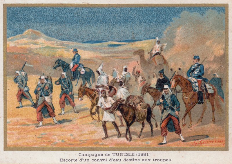 Asker Eskortlu Bir Su Konvoyu by French School