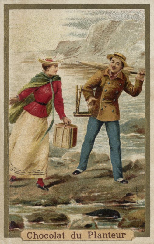 Deniz kenarında bir yürüyüş by French School