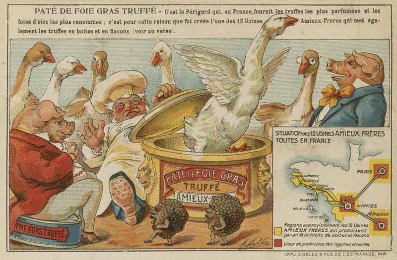 Amieux Freres Pate de Fois Gras için reklam by French School