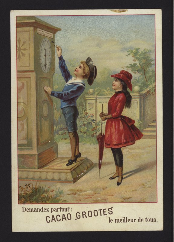 Grootes kakao (chromolitho) için reklam by French School
