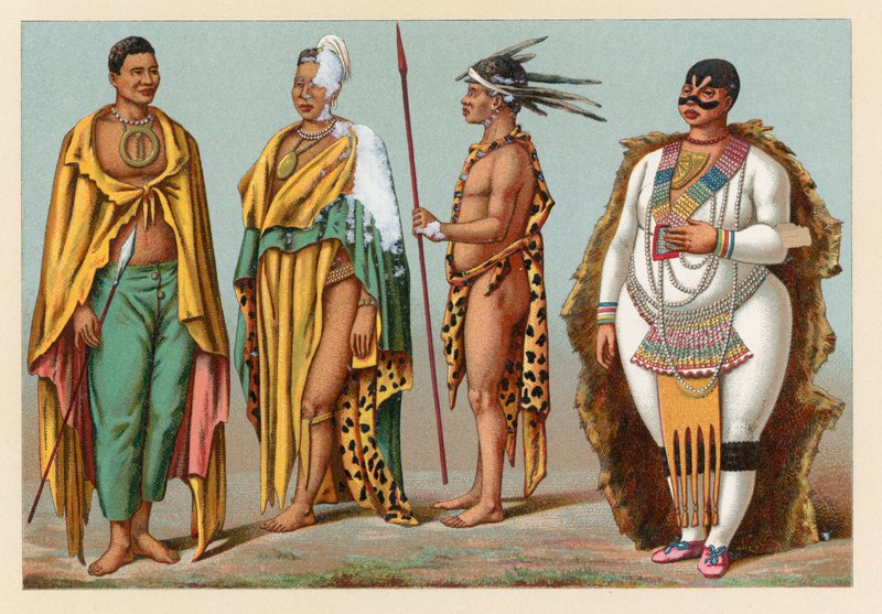 Afrika Kostüm by French School