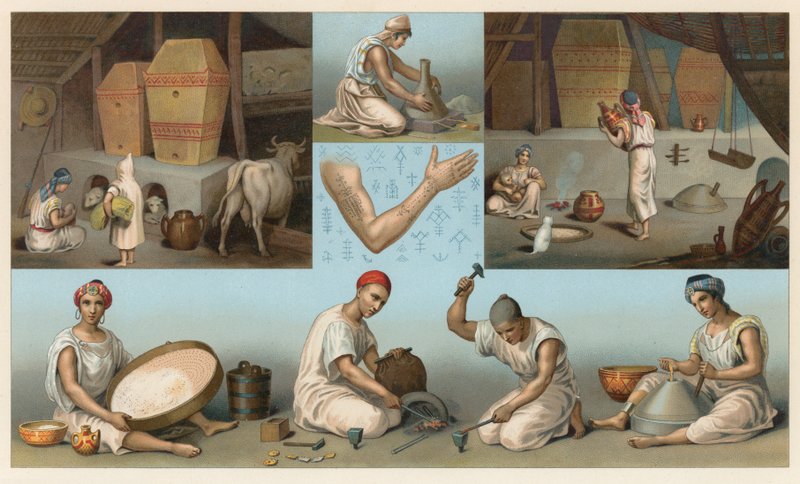 Afrika Kostüm by French School