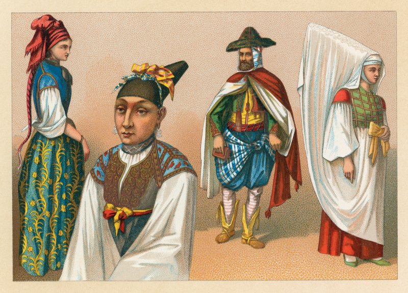 Afrika Kostüm by French School