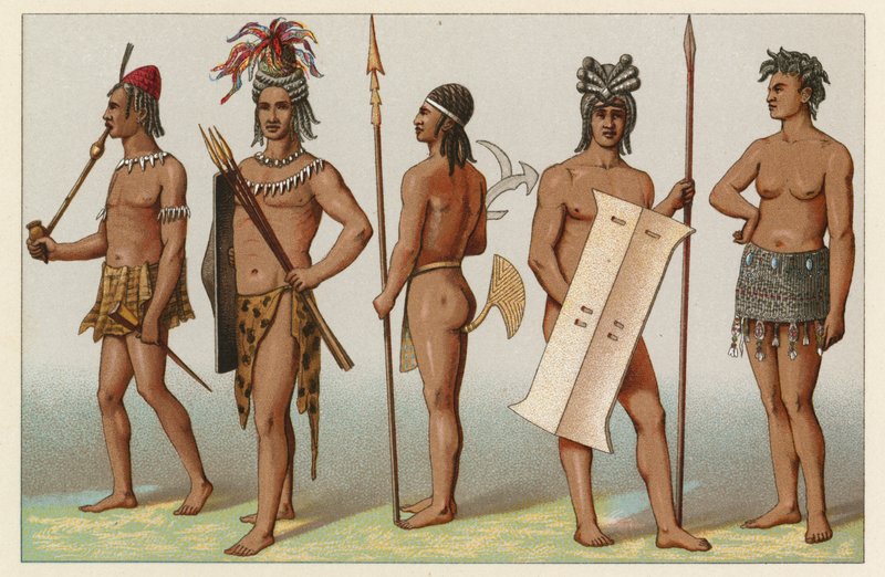 Afrika Kostüm by French School