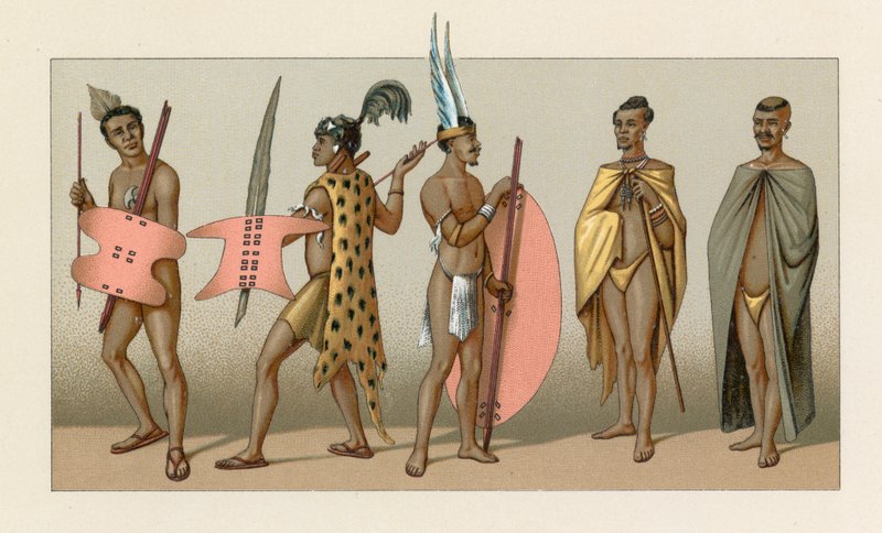 Afrika Kostüm by French School