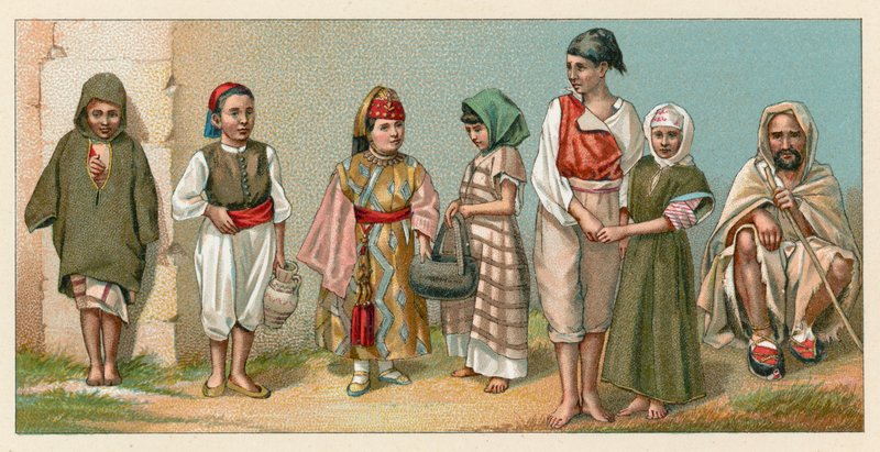 Afrika Kostüm by French School